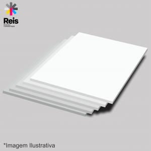 Acrílico 3mm branco Acrílico 3mm branco Personalizado  Sem Revestimento Sem Acabamento 