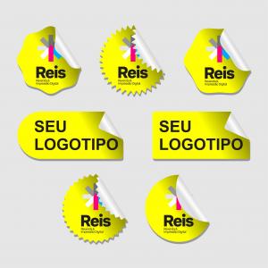 Etiquetas e rótulos por metro VINIL FOSCO 0,10 Vinil 0,10 + impressão eco-solvente Personalizado  Sem Revestimento Meio Corte 